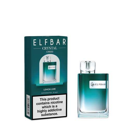 Elf Bar Crystal CR600 Disposable Vape Kit - Lemon Lime