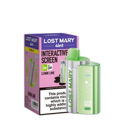 Lost Mary 4-in-1 Prefilled Pod Vape Kit - Lemon Lime