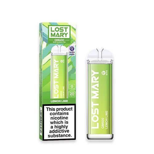 Lost Mary QM600 Disposable Kit - 20mg - Lemon Lime