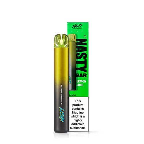 Nasty Bar Lemon Lime Disposable Vape Kit