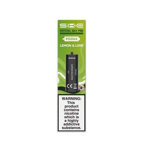 SKE Crystal 4in1 Prefilled E-Liquid Pods - Lemon & Lime