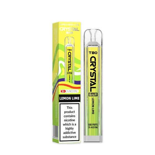 TBO Crystal Bar Disposable Vape Kit - Lemon Lime