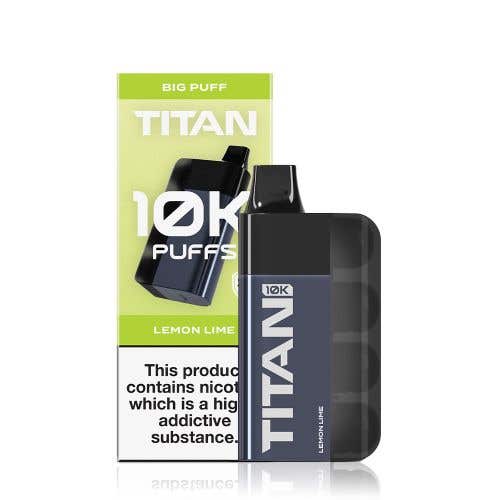 Titan 10K Rechargeable Disposable Kit - Lemon Lime