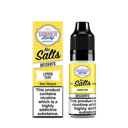 Dinner Lady Lemon Tart Nic Salt Vape Juice - 10mg