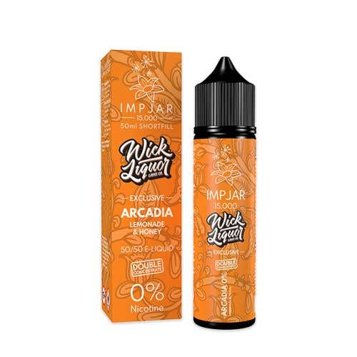 IMPJAR x Wick Liquor Exclusive Arcadia Lemonade & Honey 50ml Shortfill E-Liquid
