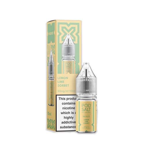 Pod Salt Nexus Lemon Lime Sorbet Nic Salt E-Liquid
