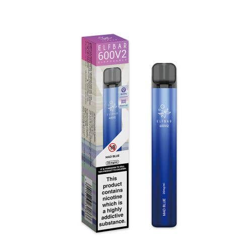 Elf Bar 600 V2 Disposable Kit 2% - Mad Blue