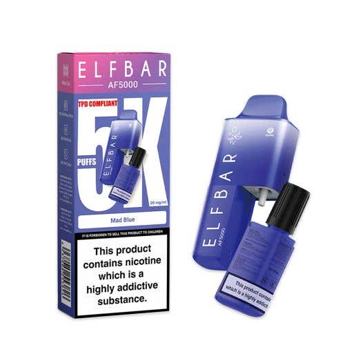 Elf Bar AF5000 Disposable Kit - 20mg - Mad Blue