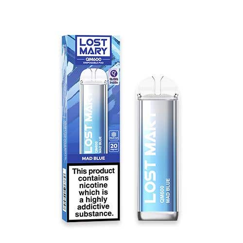 Lost Mary QM600 Disposable Vape Kit - Mad Blue