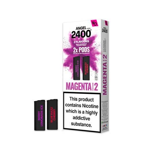 Vapes Bar Angel 2400 Prefilled Pods - Magenta Edition 2