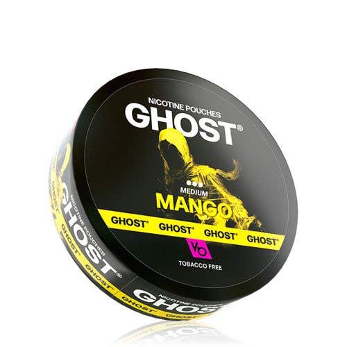 Vapes Bars Ghost Nicotine Pouches - Mango - 16mg Medium