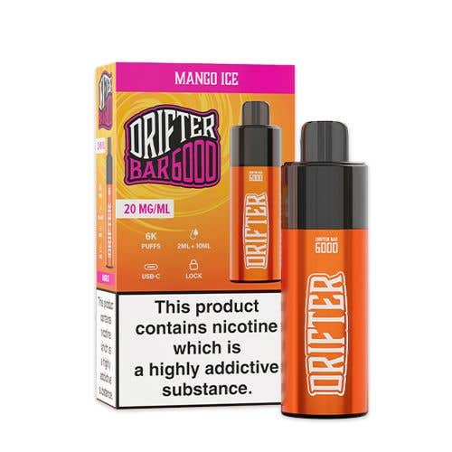 Drifter Bar 6000 Prefilled Pod Vape Kit - Mango Ice