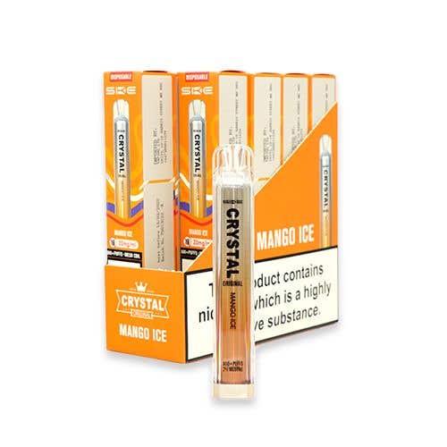 SKE Crystal Bar Disposable Vape Kit 10 x Multipack - Mango Ice