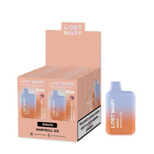 Lost Mary BM600 2% 10 Pack Disposable - Marybull Ice