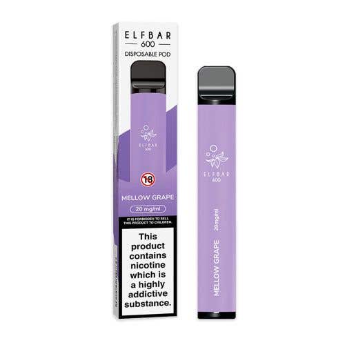 Elf Bar 600 Disposable Vape Kit - Mellow Grape