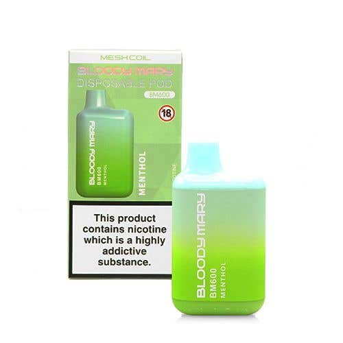Bloody Mary BM600 Disposable Kit - 20mg - Menthol