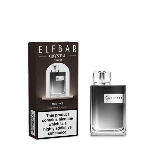 Elf Bar Crystal CR600 Disposable Vape Kit - Menthol