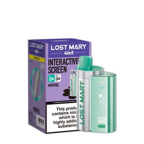 Lost Mary 4-in-1 Prefilled Pod Vape Kit - Menthol
