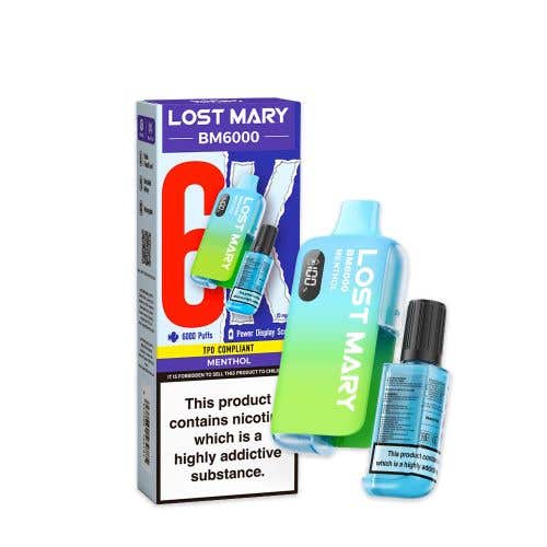 Lost Mary BM6000 Disposable Kit - 20mg - Menthol