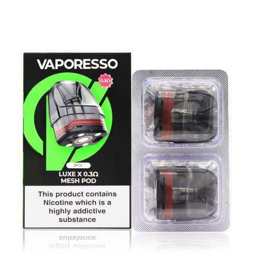 Vaporesso Luxe X Replacement Pods - 0.3ohm Mesh 