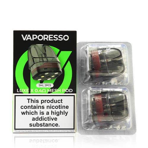 Vaporesso Luxe X Replacement Pods - 0.4 ohm Mesh