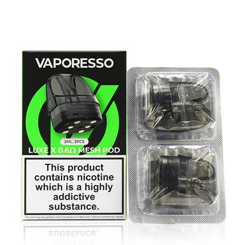 Vaporesso Luxe X Replacement Pods - 0.6 ohm Mesh