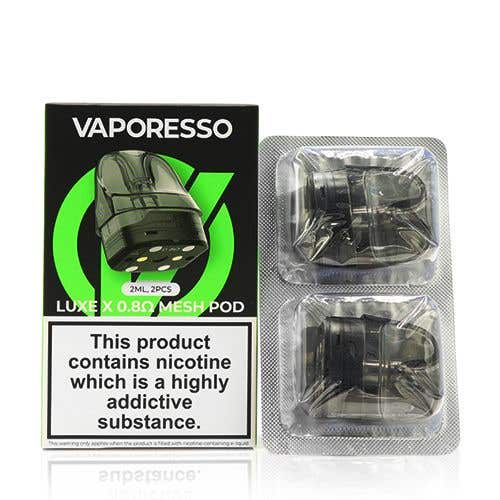 Vaporesso Luxe X Replacement Pods - 0.8 ohm Mesh