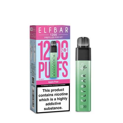 Elf Bar 1200 Prefilled Pod Kit - Apple Pear