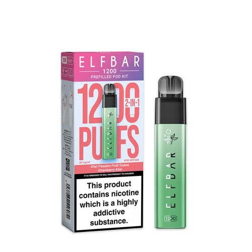 Elf Bar 1200 Prefilled Pod Kit - Kiwi Edition