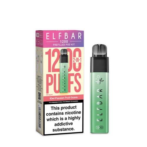 Elf Bar 1200 Prefilled Pod Kit - Kiwi Passion Fruit Guava