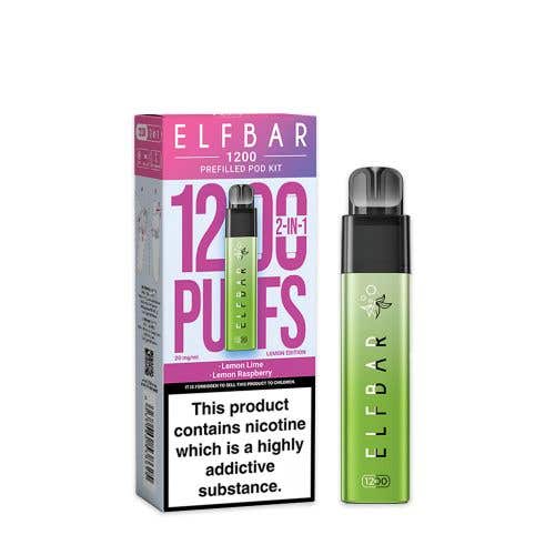 Elf Bar 1200 Prefilled Pod Kit - Lemon Edition