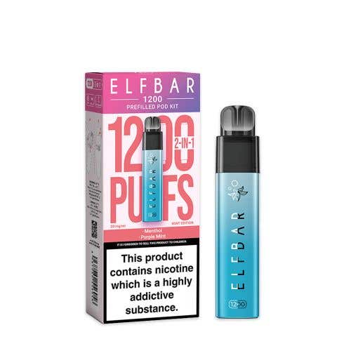 Elf Bar 1200 Prefilled Pod Kit - Mint Edition