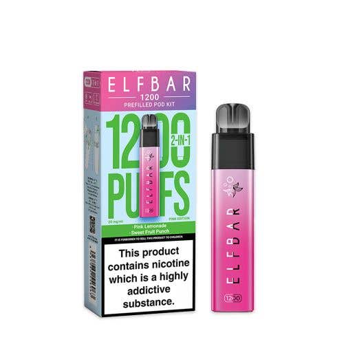Elf Bar 1200 Prefilled Pod Kit - Pink Edition