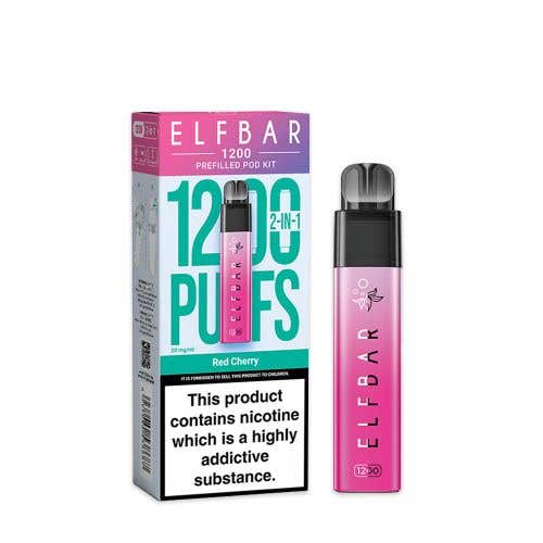 Elf Bar 1200 Prefilled Pod Kit - Red Cherry