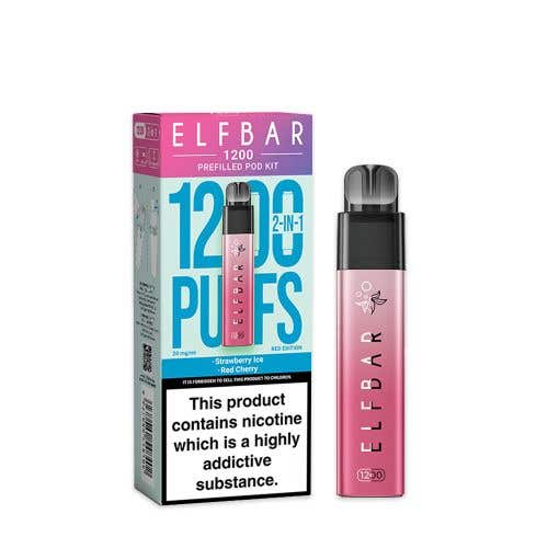 Elf Bar 1200 Prefilled Pod Kit - Red Edition