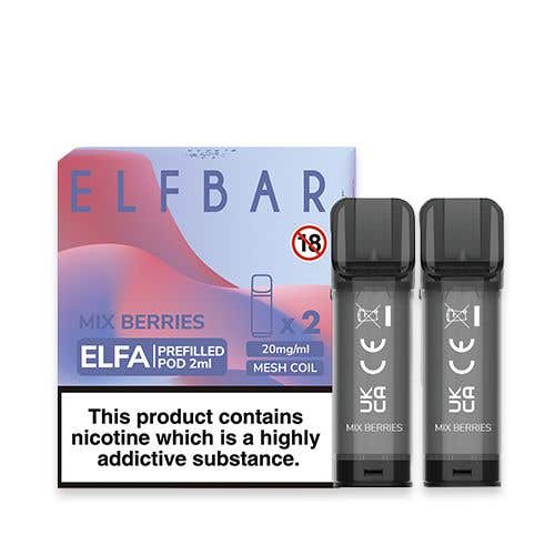 Elf Bar ELFA Prefilled E-Liquid Pods - Mixed Berries