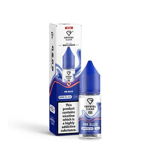 Crystal Clear Bar Salts Mr Blue Nic Salt E-Liquid