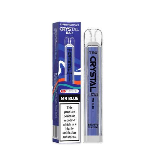 TBO Crystal Bar Disposable Vape Kit - Mr Blue