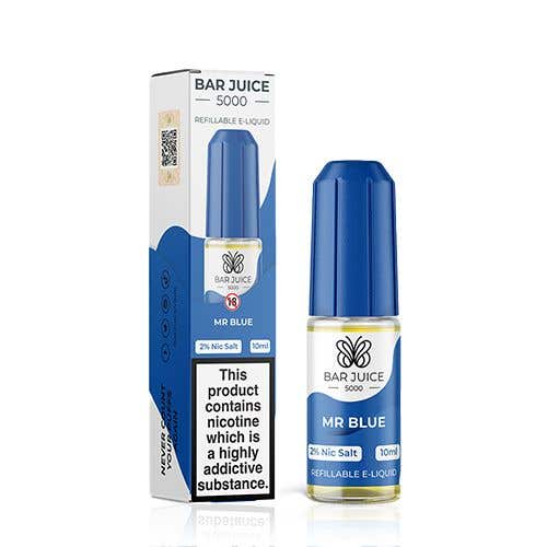 Bar Juice 5000 Nic Salt E-Liquid - Mr Blue