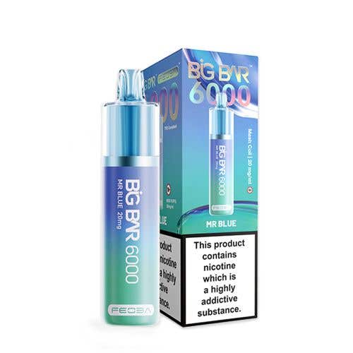 FEOBA Big Bar 6000 Disposable Vape Kit - Mr Blue