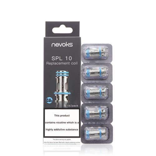 Nevoks SPL-10 Replacement Coils - 0.8ohm Mesh