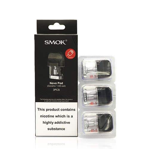 SMOK Novo Replacement Pods - 1.4ohm Ceramic