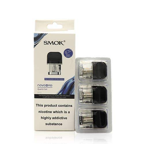 SMOK Novo Replacement Pods - 1.4ohm Quartz