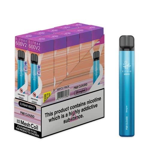 Elf Bar 600 V2 Disposable Kit 10 x Multipack 2% - P&B Cloudd