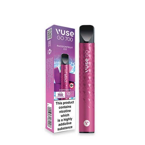 Vuse Go 700 Disposable Vape Kit - Passionfruit Ice