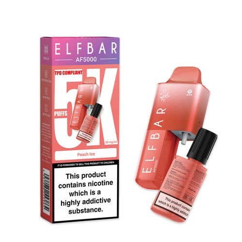 Elf Bar AF5000 Disposable Kit - 20mg - Peach Ice