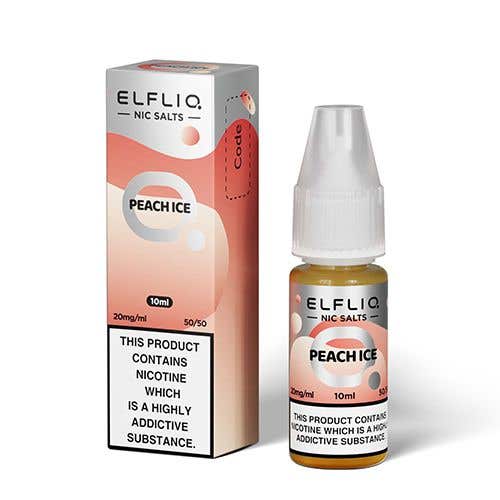 Elf Bar Elfliq Peach Ice Nic Salt E-Liquid