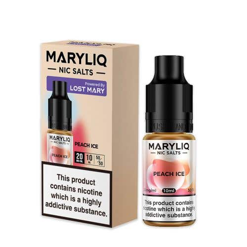 Lost Mary MaryLiq Peach Ice Nic Salt E-Liquid