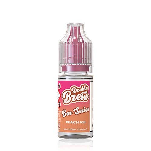 Ohm Brew Double Brew Bar Series Peach Ice Nic Salt E-Liquid