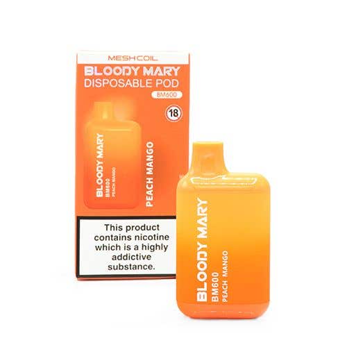 Bloody Mary BM600 Disposable Kit - 20mg - Peach Mango